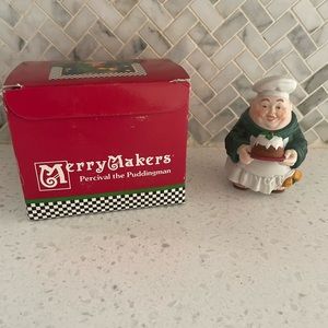 Merry Makers Dept 56 Percival the Puddingman with Box